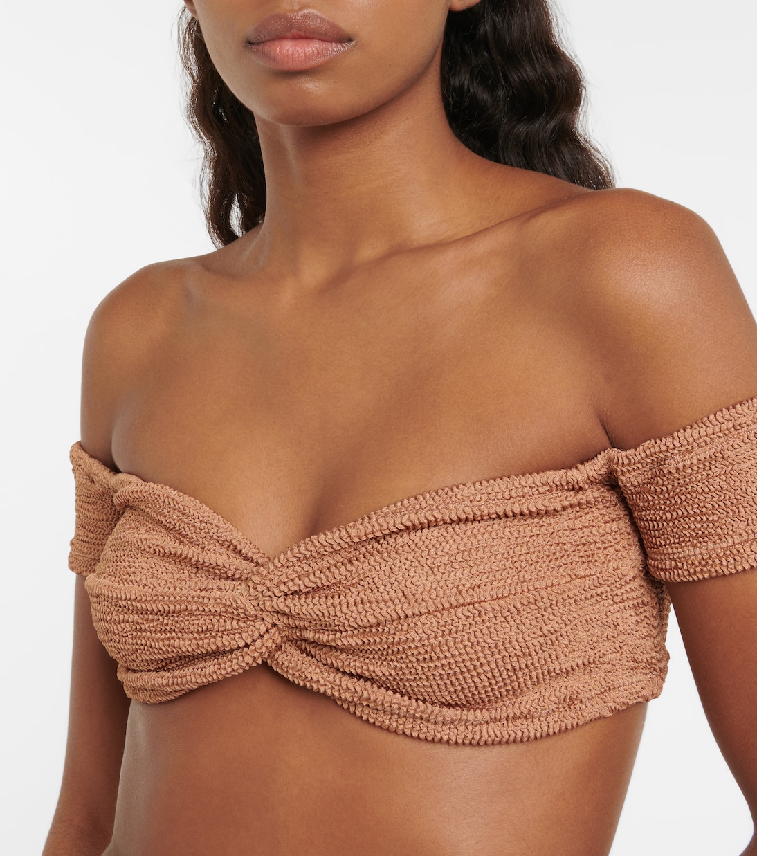 Brigette nylon-blend bikini | Hunza G