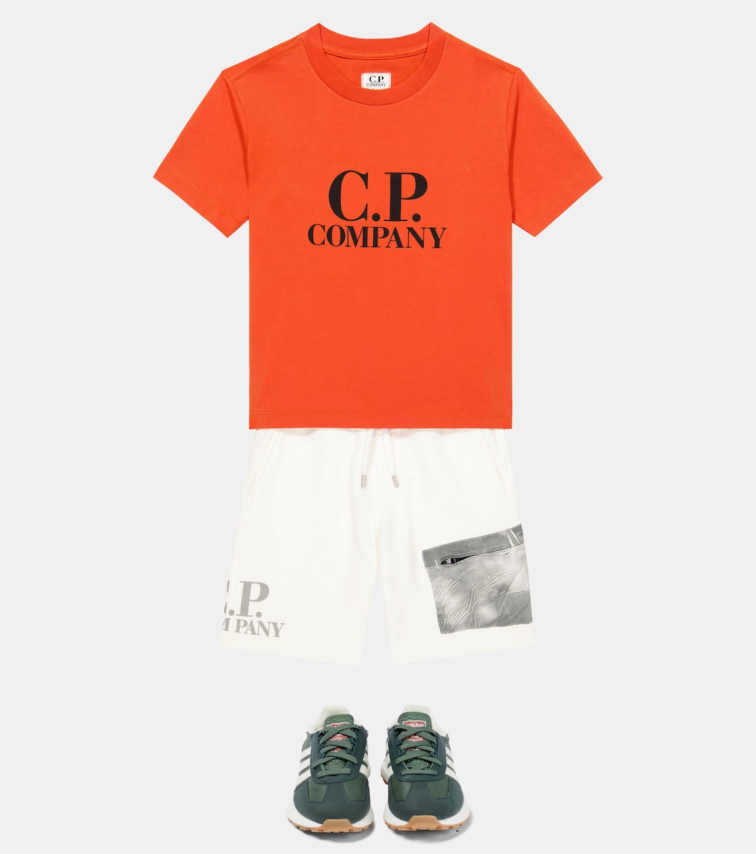 T-shirt in cotone con logo | C.P. Company Kids