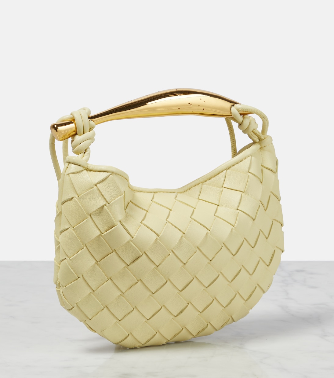 Borsa a spalla Sardine Baby in pelle Intrecciato  | Bottega Veneta