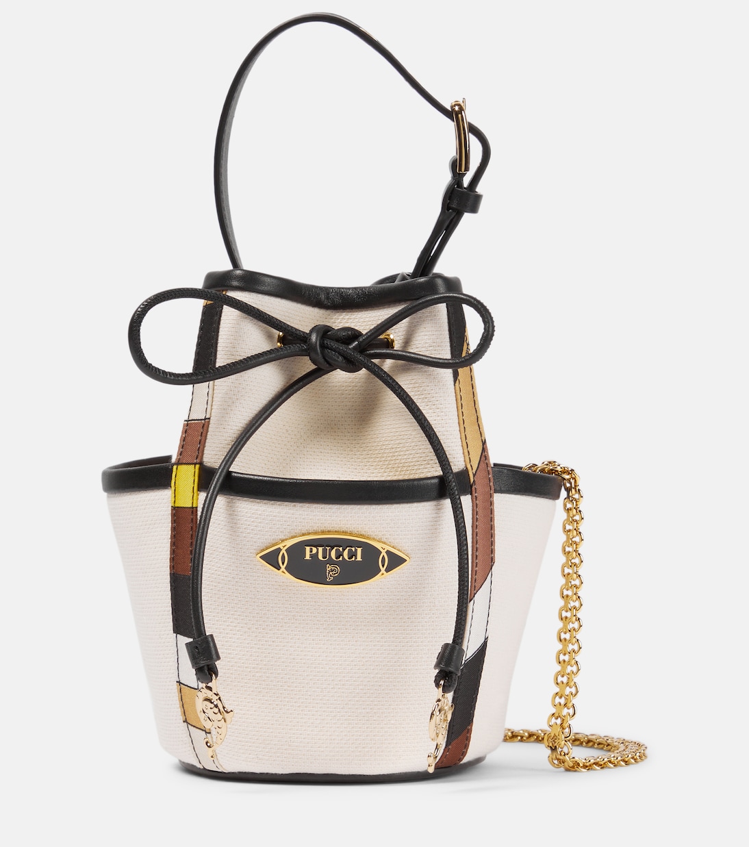 Bucket-Bag aus Baumwoll-Canvas | Pucci