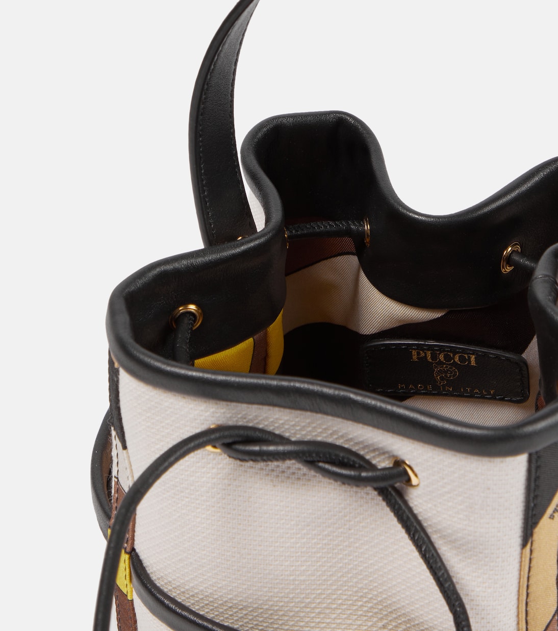 Bucket-Bag aus Baumwoll-Canvas | Pucci
