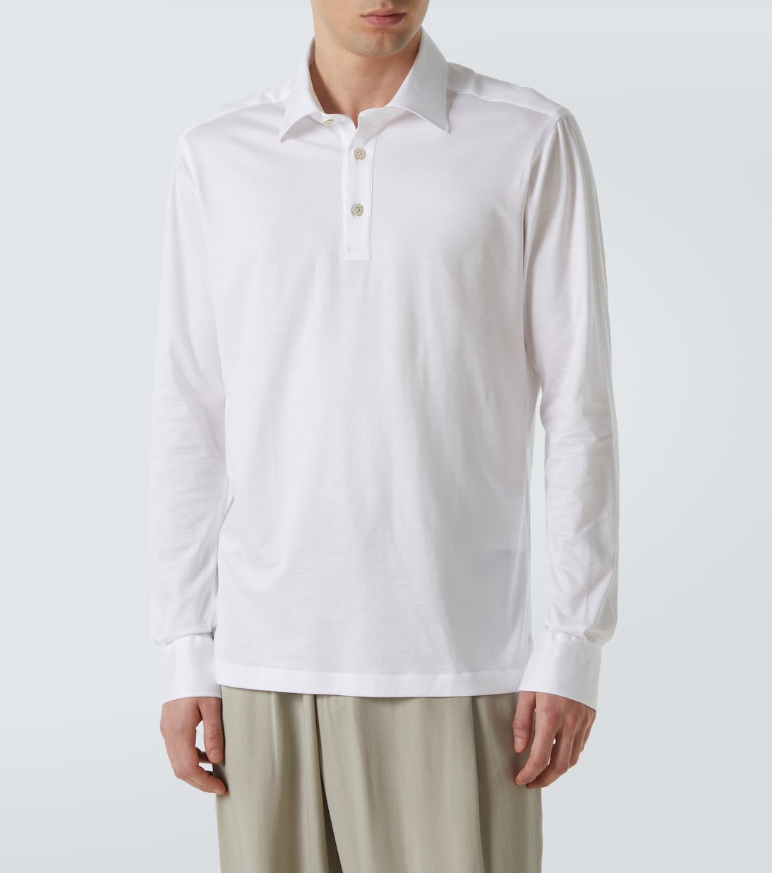 Polo in popeline di cotone | Kiton