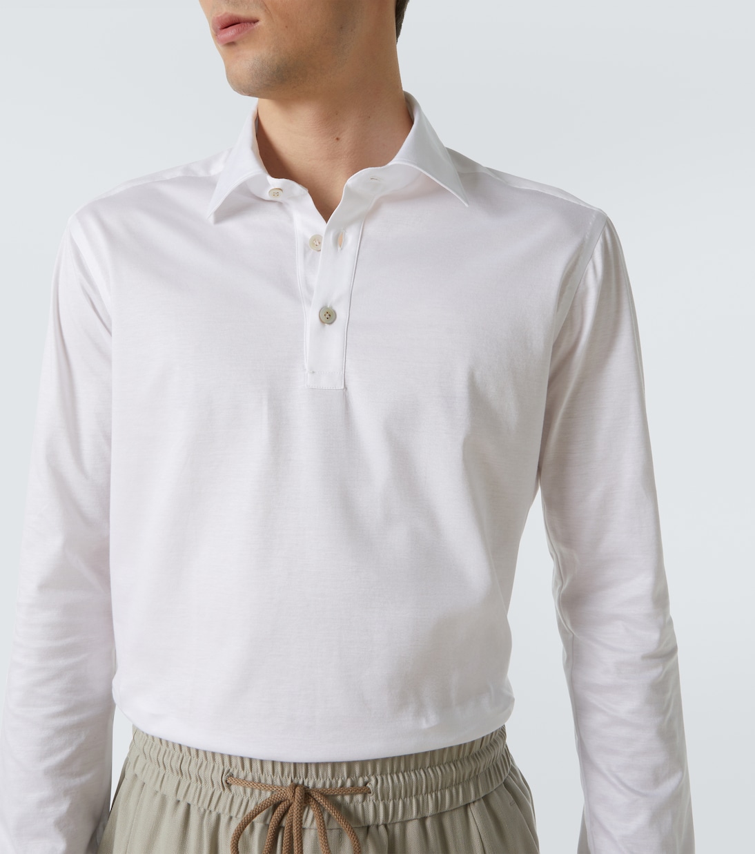 Polo in popeline di cotone | Kiton