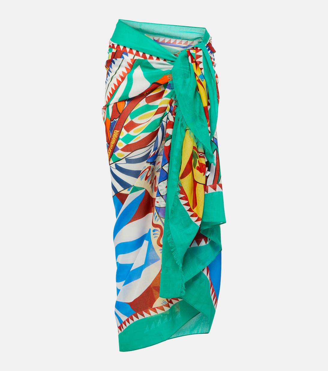 Bedruckter Pareo aus Baumwolle | Dolce&Gabbana