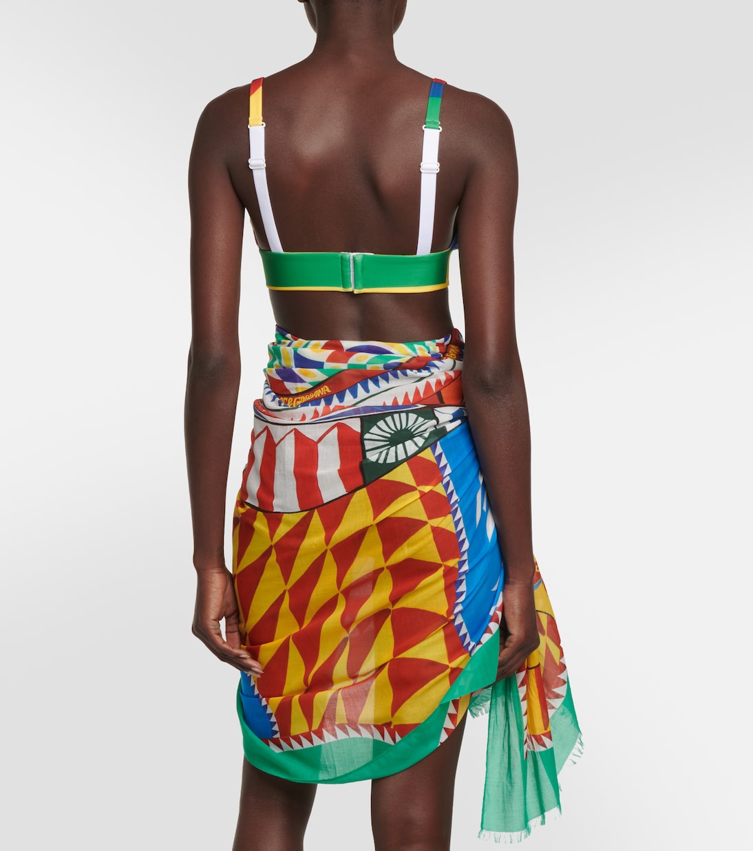 Bedruckter Pareo aus Baumwolle | Dolce&Gabbana