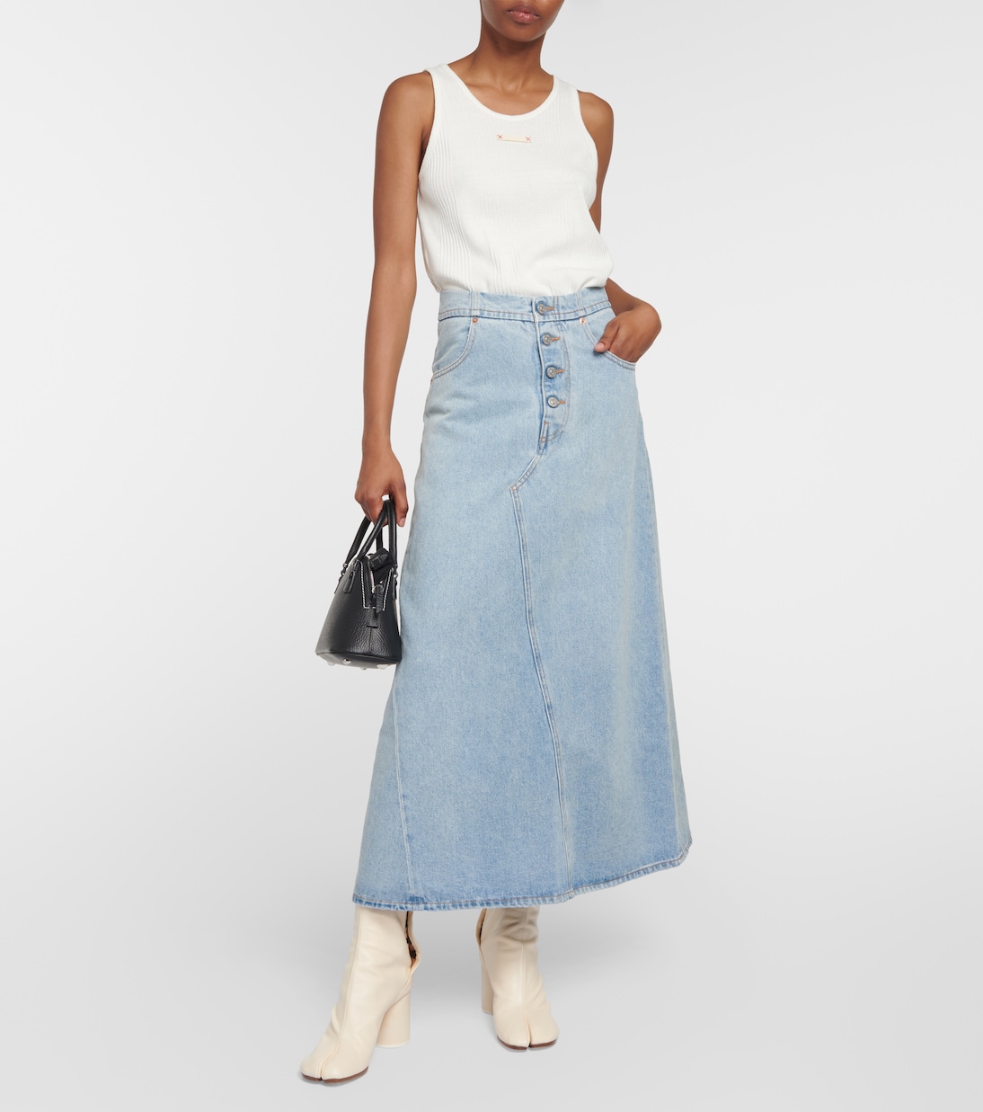 Denim maxi skirt | MM6 Maison Margiela