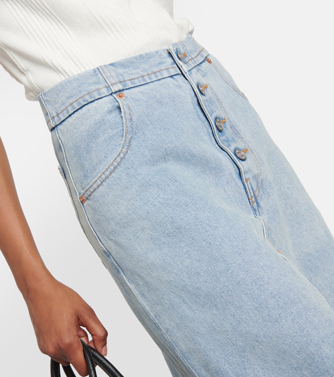 Denim maxi skirt | MM6 Maison Margiela