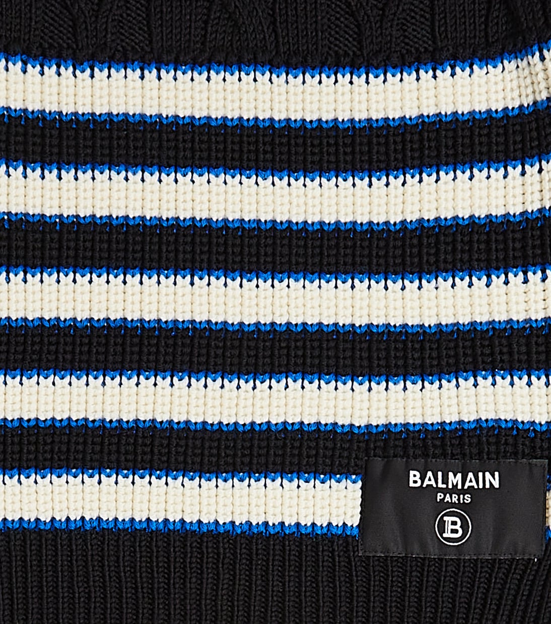 Pullover in lana a righe | Balmain Kids