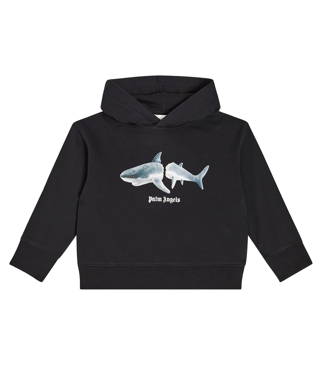 Felpa in jersey di cotone con cappuccio | Palm Angels Kids