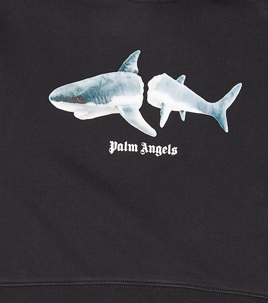 Felpa in jersey di cotone con cappuccio | Palm Angels Kids