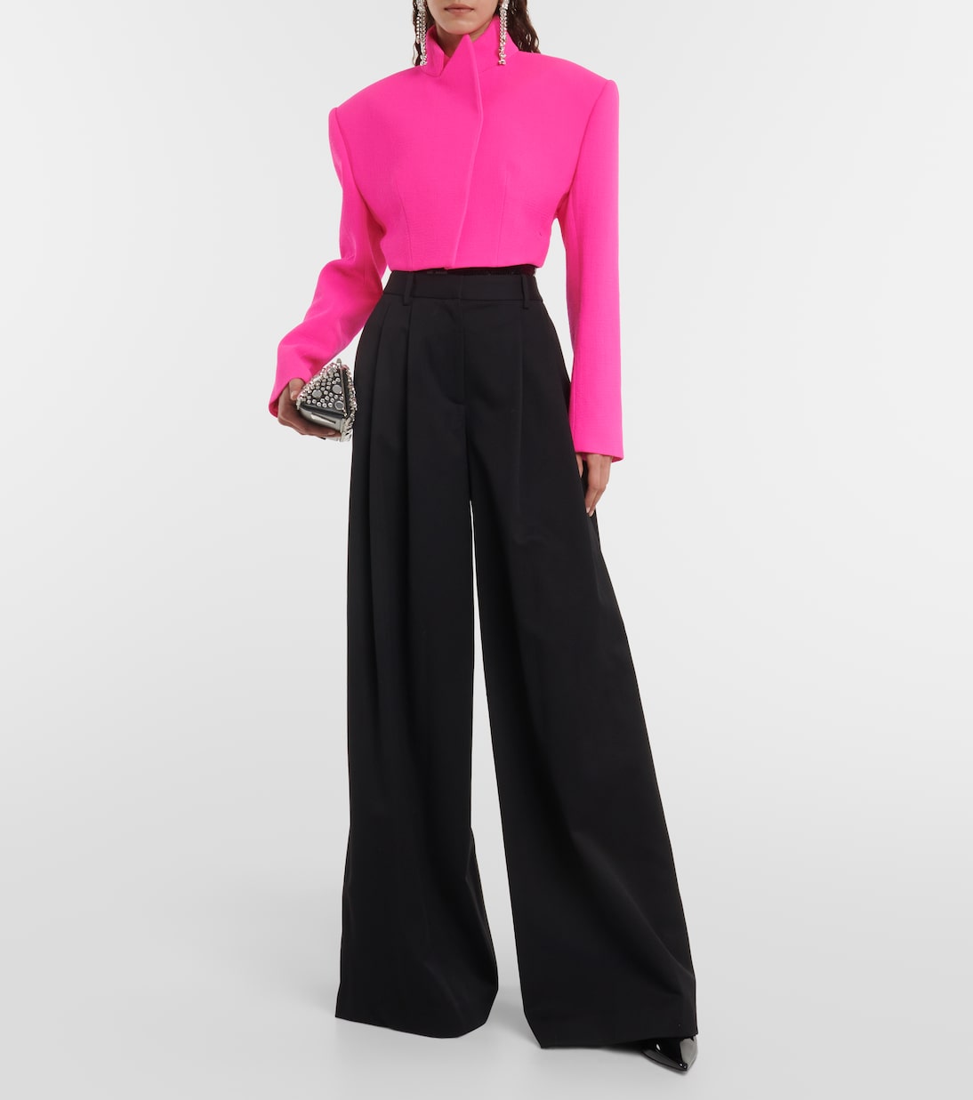 Cropped wool jacket  | Alexandre Vauthier