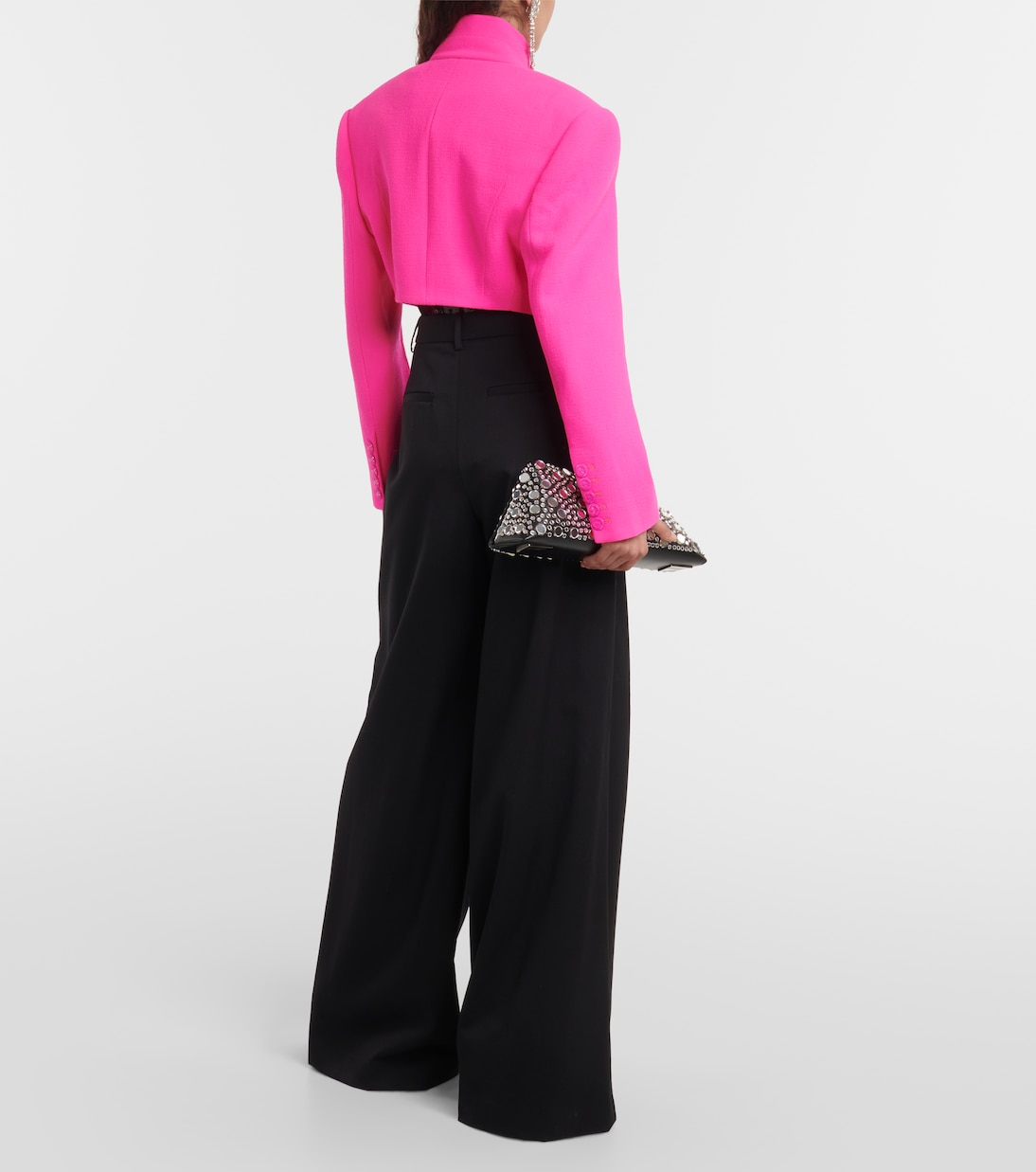 Cropped wool jacket  | Alexandre Vauthier