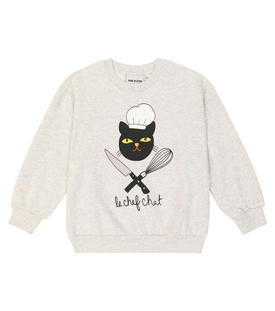 Sudadera Chef Cat de jersey de algodón | Mini Rodini