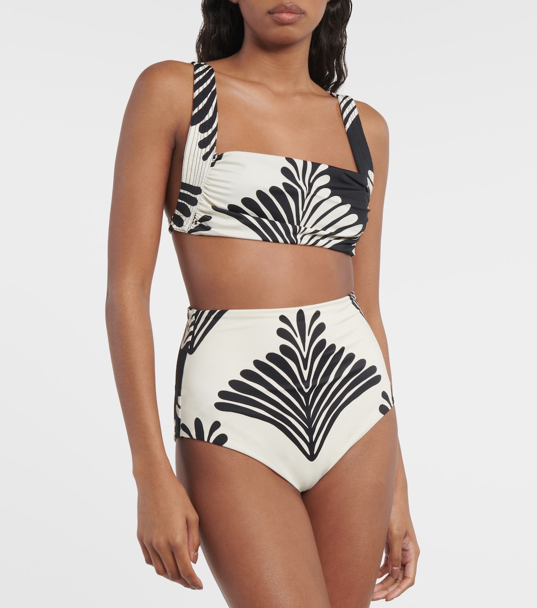 Top de bikini estampado | Johanna Ortiz