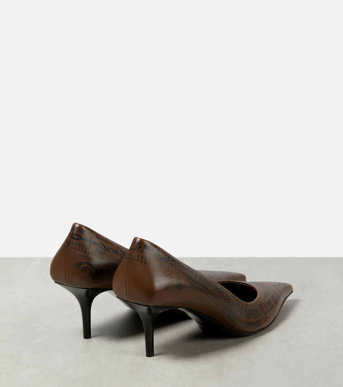 X Jean Paul Gaultier Pumps Tattoo aus Leder | Jimmy Choo