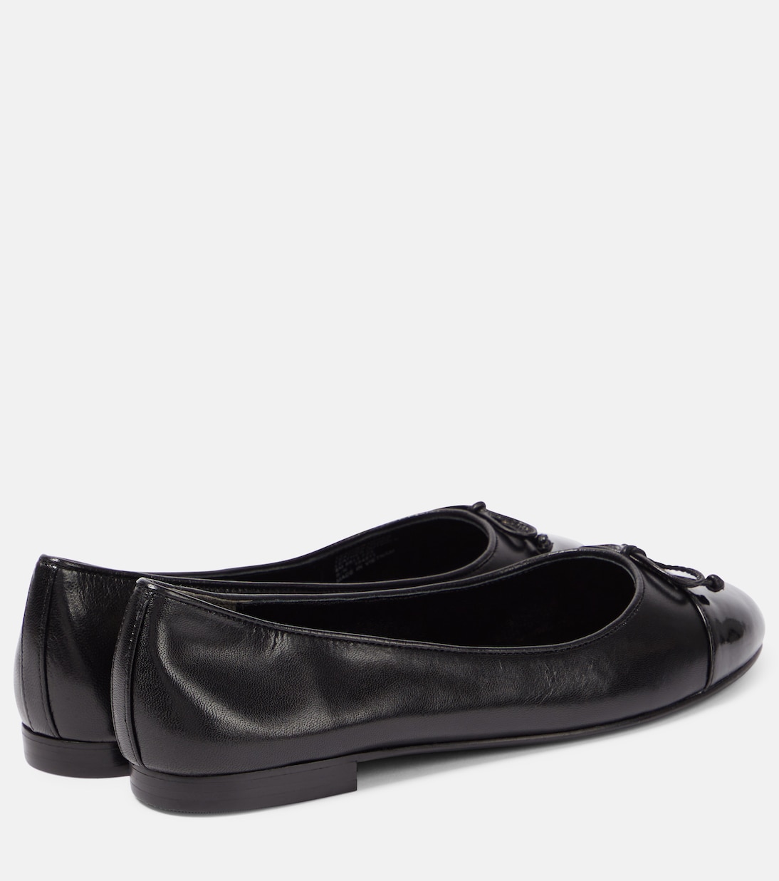 Bow-detail leather ballet flats | Tory Burch