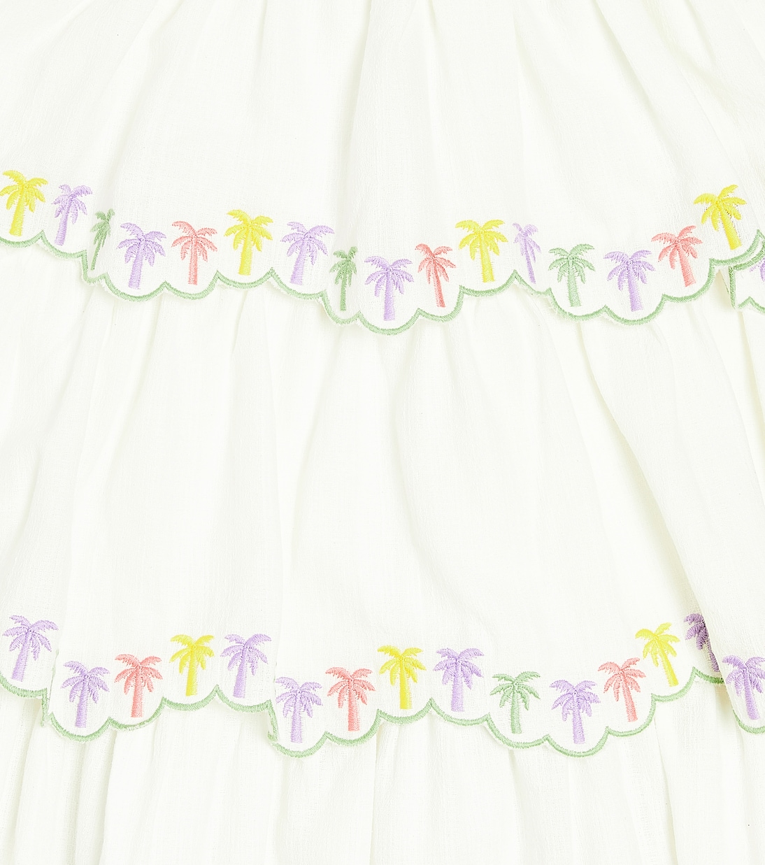 Abito August in cotone con ricami | Zimmermann Kids