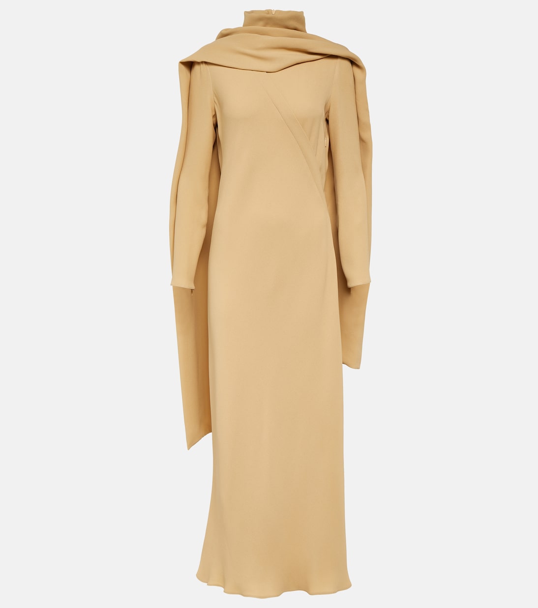 Pascal draped silk crêpe maxi dress | The Row