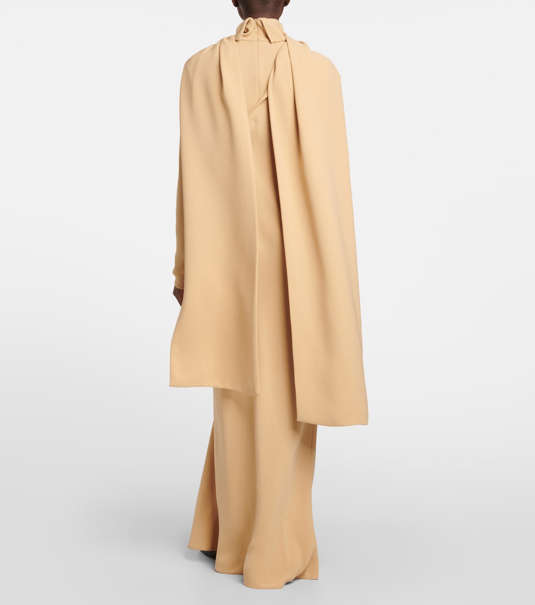 Pascal draped silk crêpe maxi dress | The Row