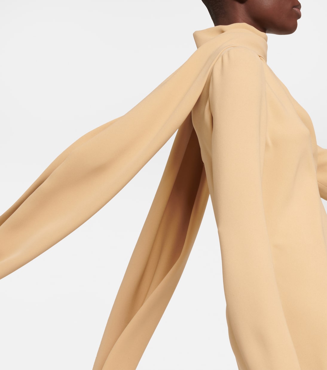 Pascal draped silk crêpe maxi dress | The Row