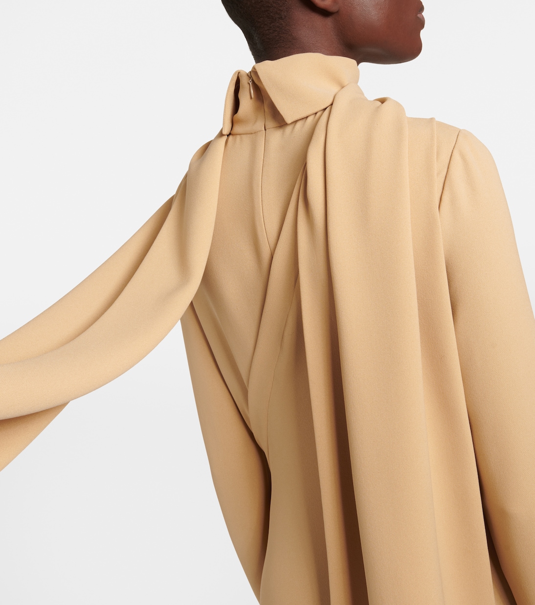 Pascal draped silk crêpe maxi dress | The Row