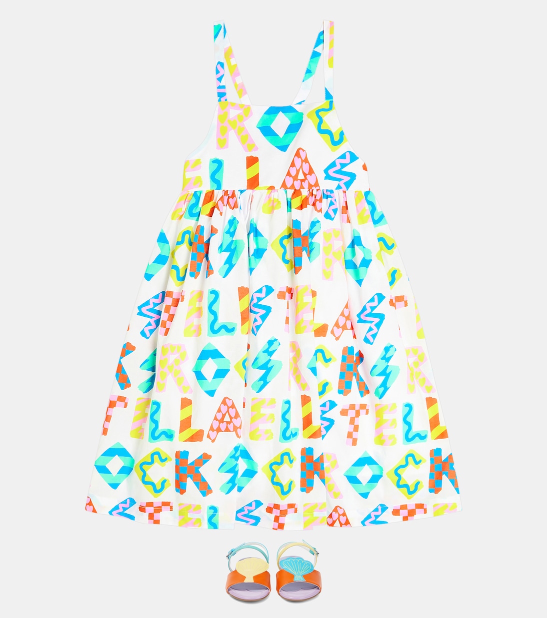 Abito in cotone con stampa | Stella McCartney Kids