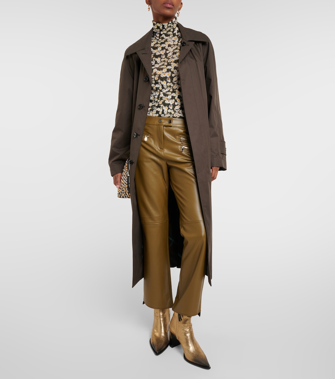 Dreamy Meadows floral turtleneck top  | Dorothee Schumacher