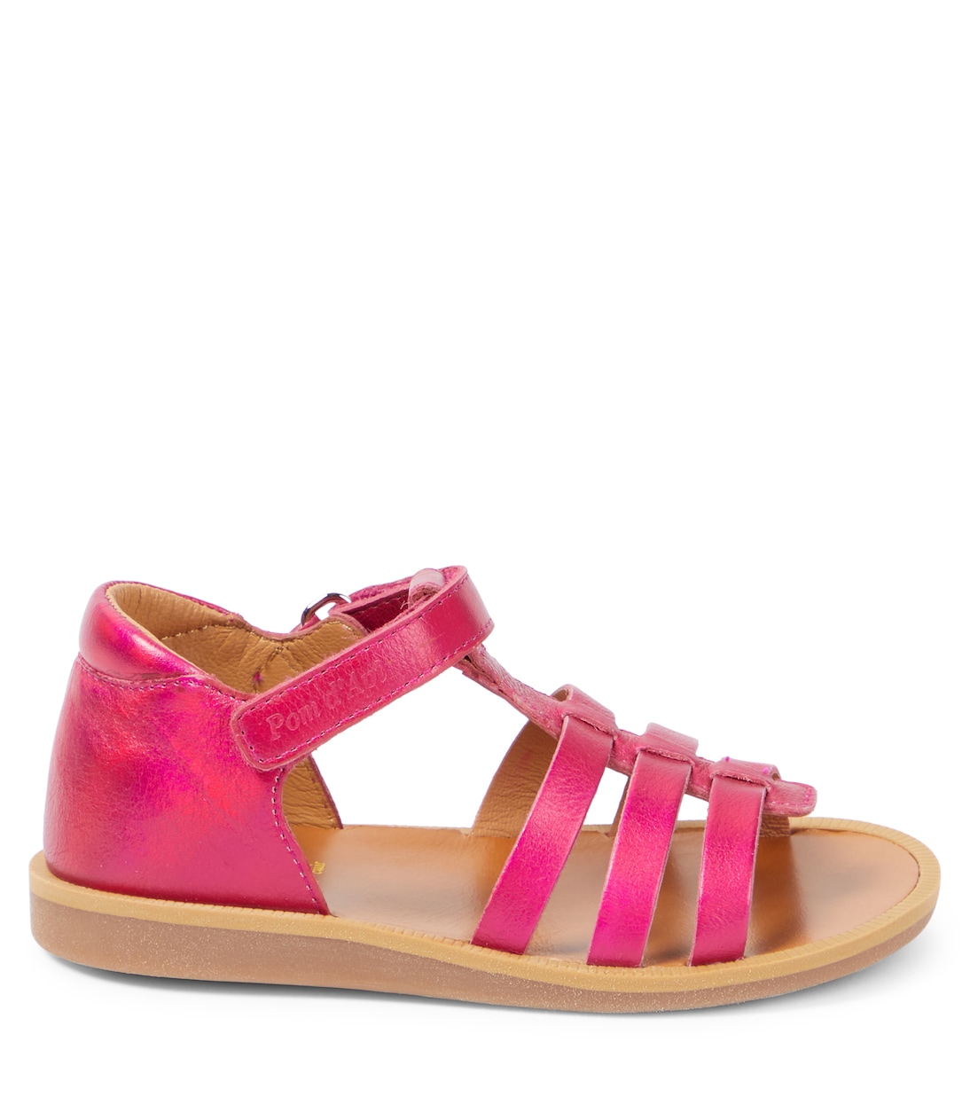 Sandalen Poppy Strap aus Leder | Pom d'Api