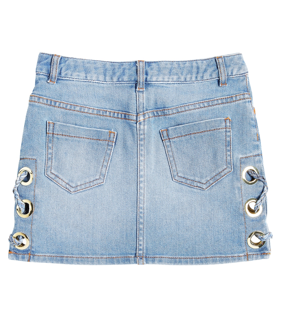 Falda de denim con encaje | Chloé Kids