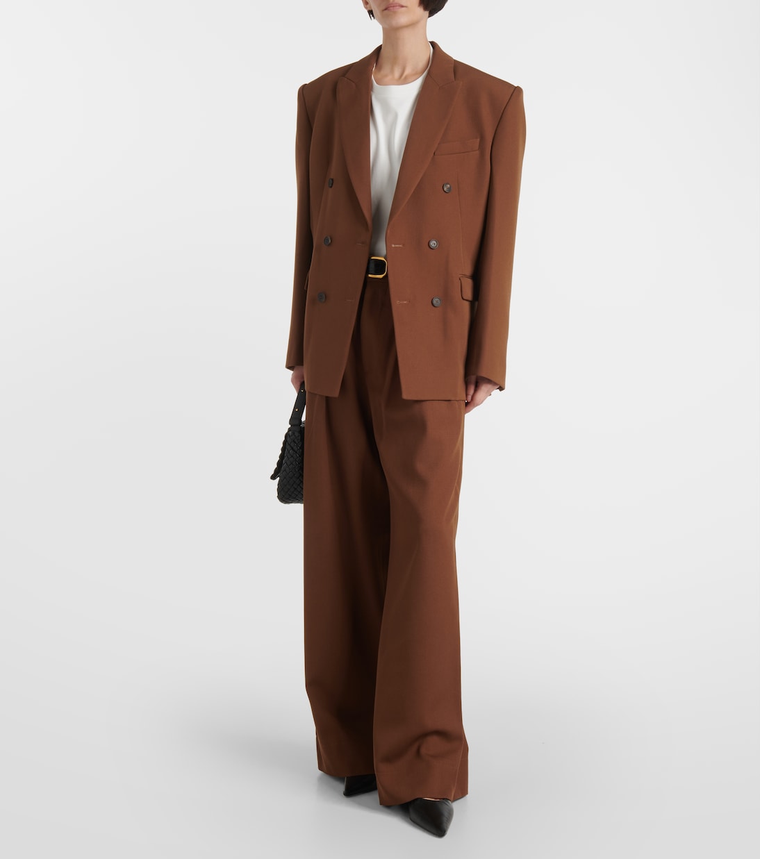 Blazer doppiopetto in lana | Wardrobe.NYC