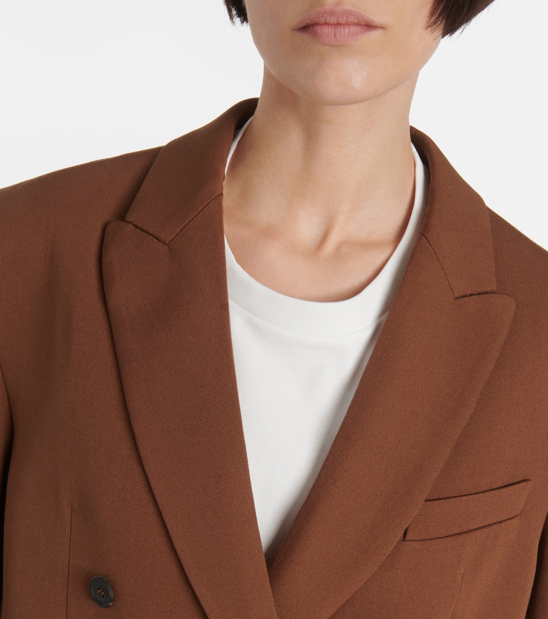 Blazer doppiopetto in lana | Wardrobe.NYC