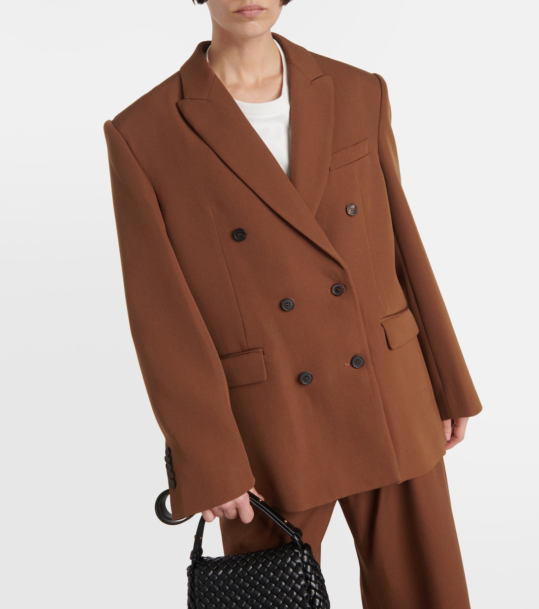 Blazer doppiopetto in lana | Wardrobe.NYC