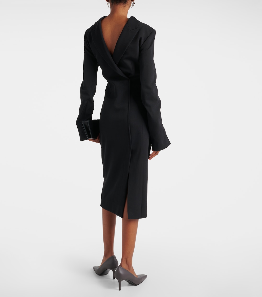 Vestido midi Dadress de cuello alto | Acne Studios