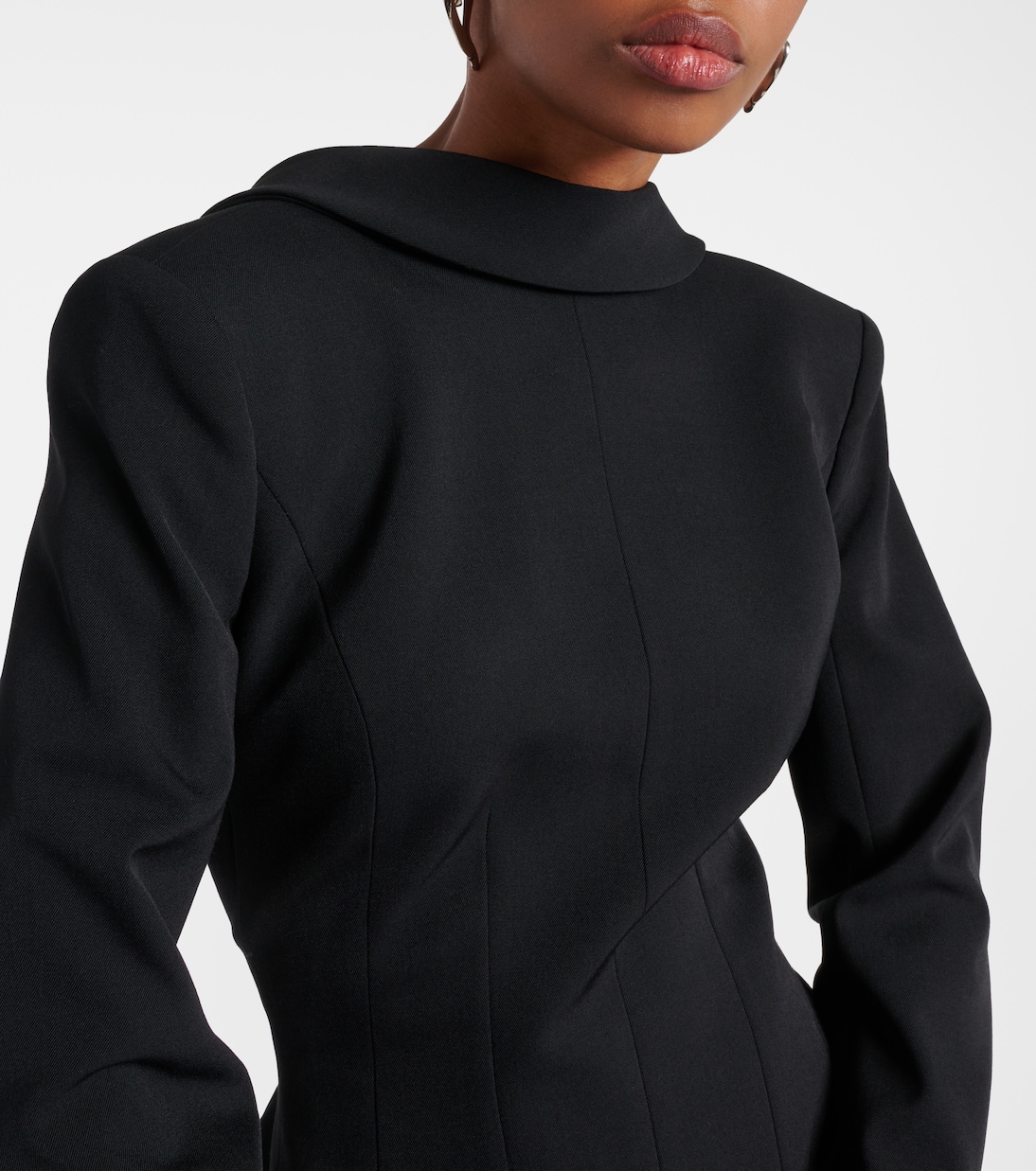 Vestido midi Dadress de cuello alto | Acne Studios
