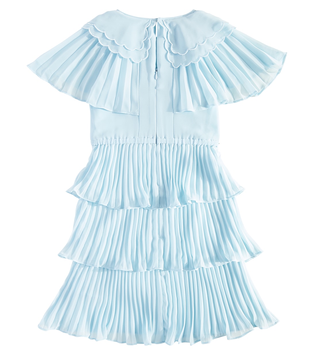 Abito in chiffon con balze | Self-Portrait Kids