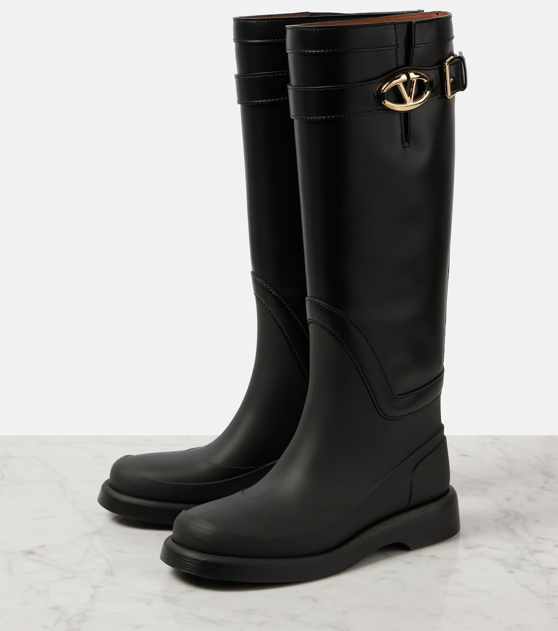 Stiefel VLogo Bold aus Leder | Valentino Garavani