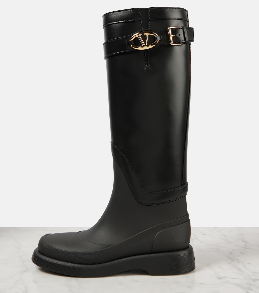 Stiefel VLogo Bold aus Leder | Valentino Garavani