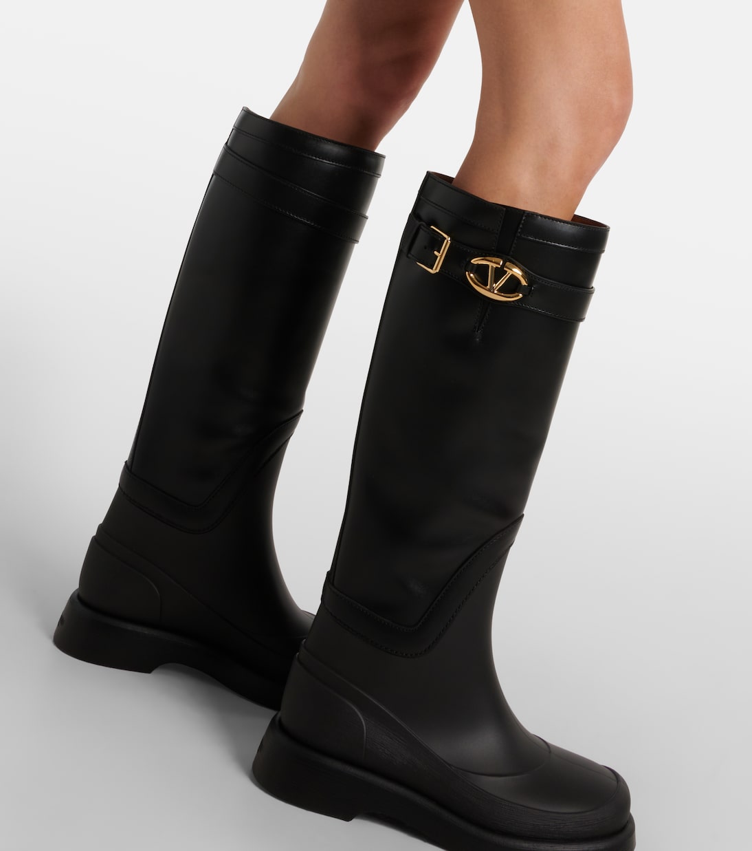 Stiefel VLogo Bold aus Leder | Valentino Garavani