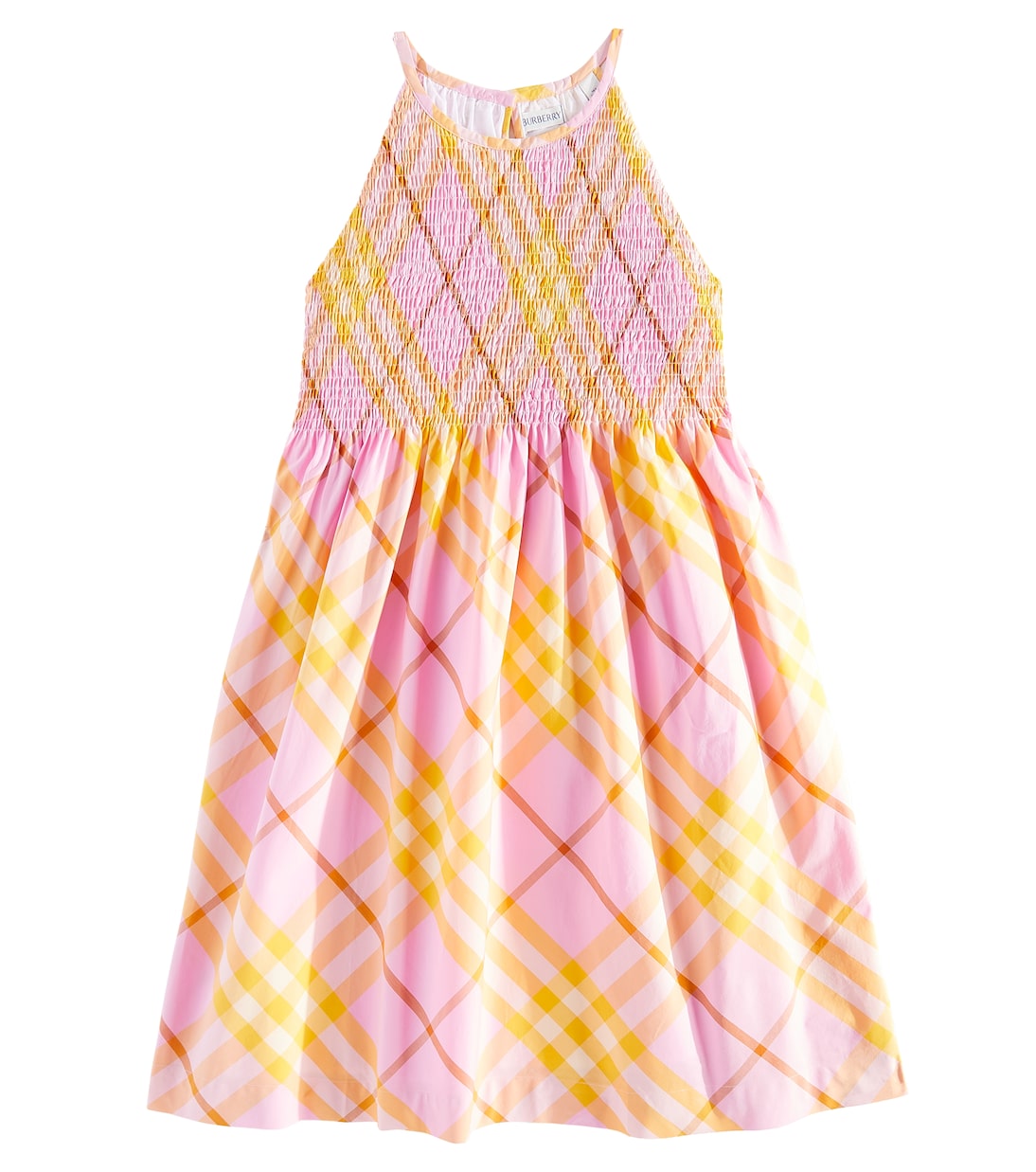 Abito in cotone Burberry Check | Burberry Kids
