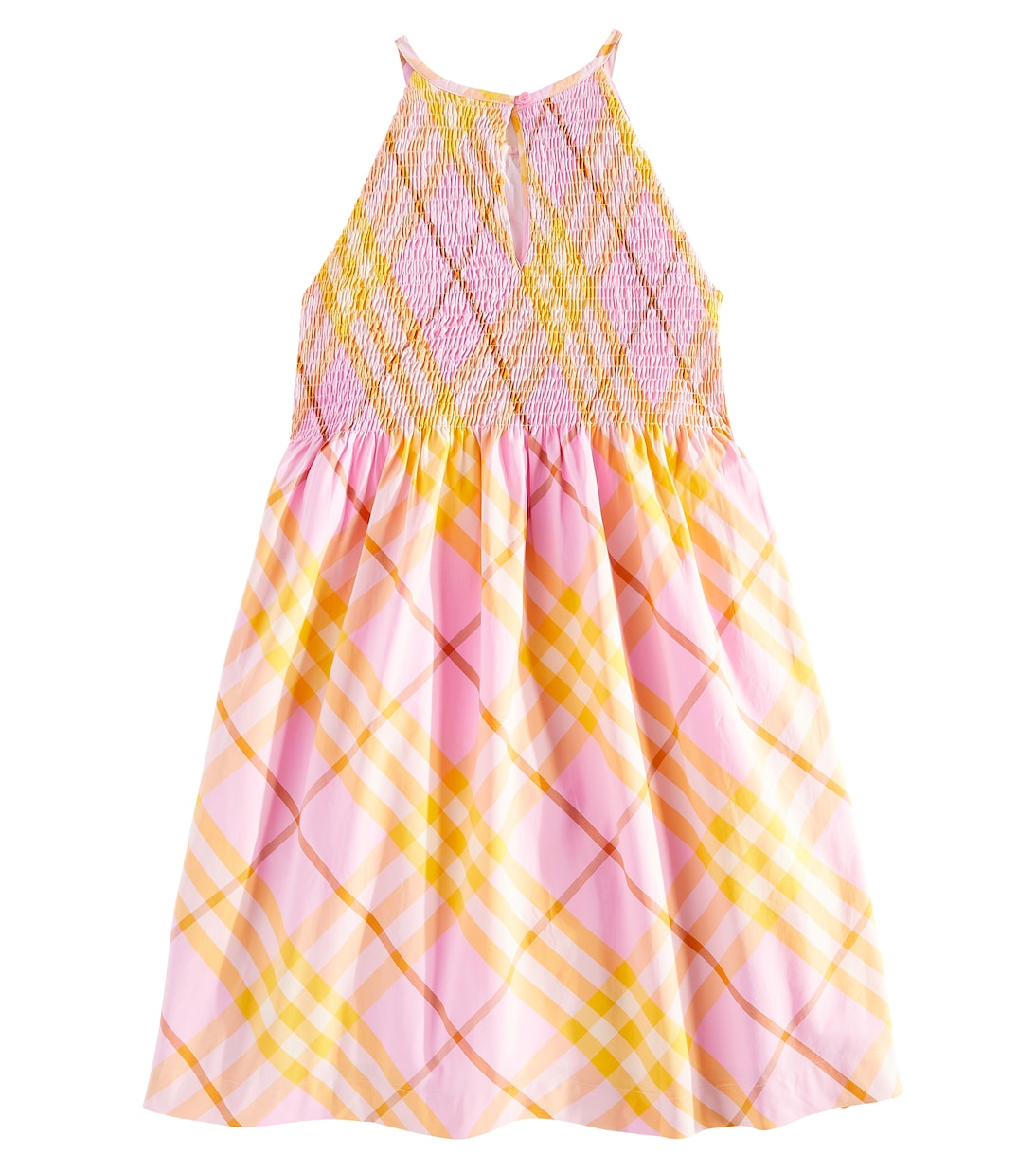 Abito in cotone Burberry Check | Burberry Kids