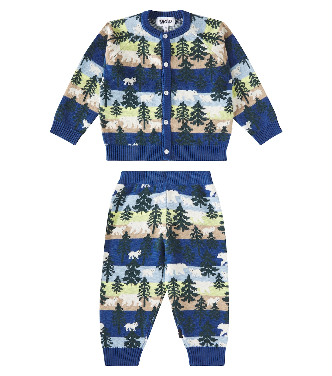 Bebé - set de cárdigan Brody y pantalones Sol | Molo