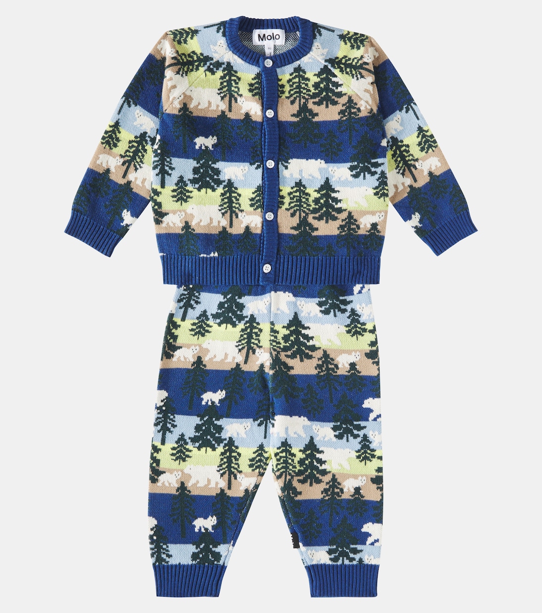 Bebé - set de cárdigan Brody y pantalones Sol | Molo