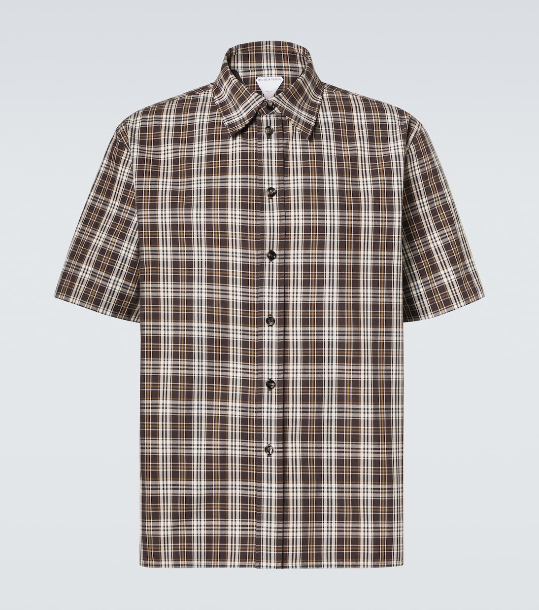 Camicia in cotone a quadri | Bottega Veneta