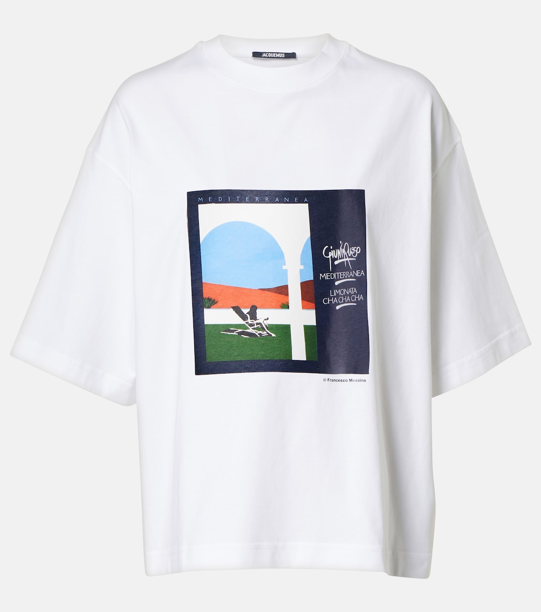 Le T-shirt Scesa 코튼 저지 티셔츠 | Jacquemus