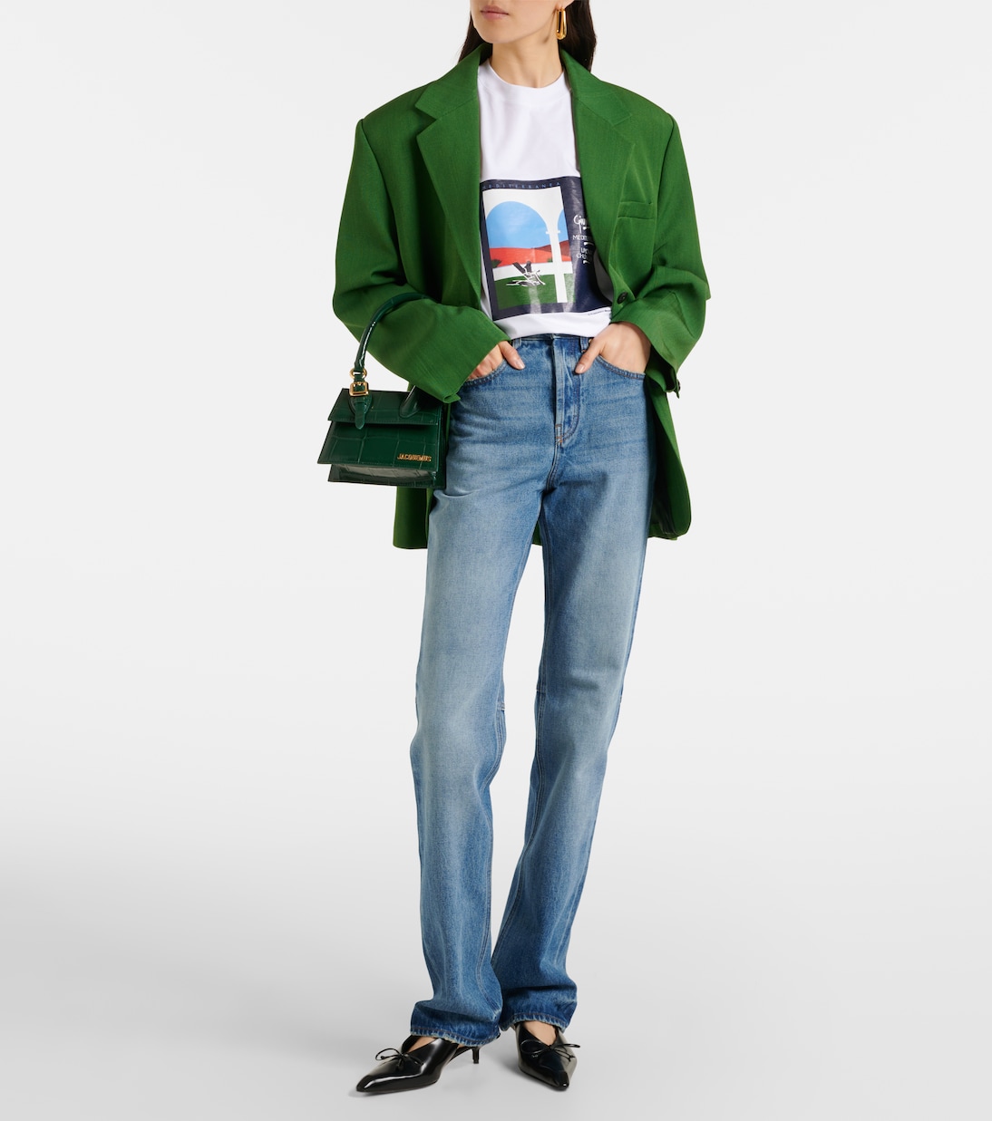 Le T-shirt Scesa 코튼 저지 티셔츠 | Jacquemus