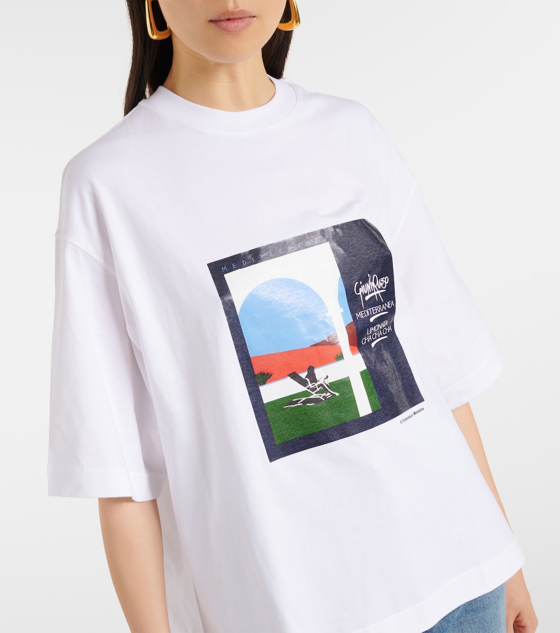 Le T-shirt Scesa 코튼 저지 티셔츠 | Jacquemus
