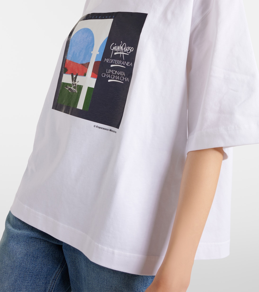 Le T-shirt Scesa 코튼 저지 티셔츠 | Jacquemus