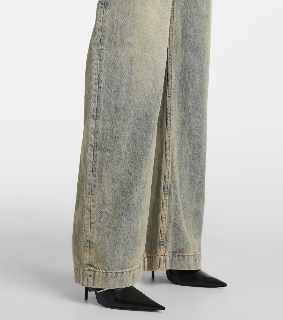 Mid-Rise Wide-Leg Jeans Asset | Entire Studios
