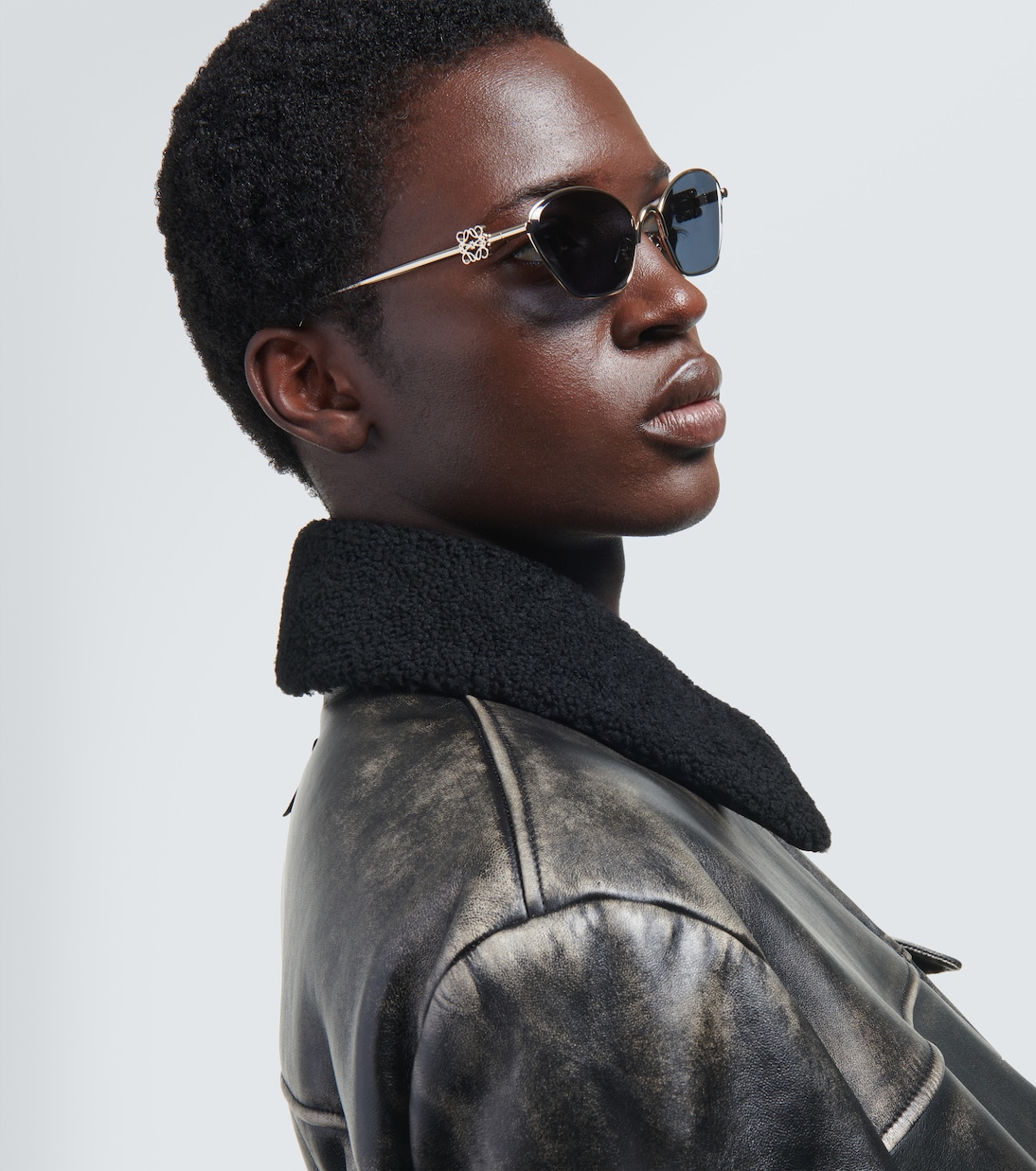 Gafas de sol cat-eye con anagrama | Loewe