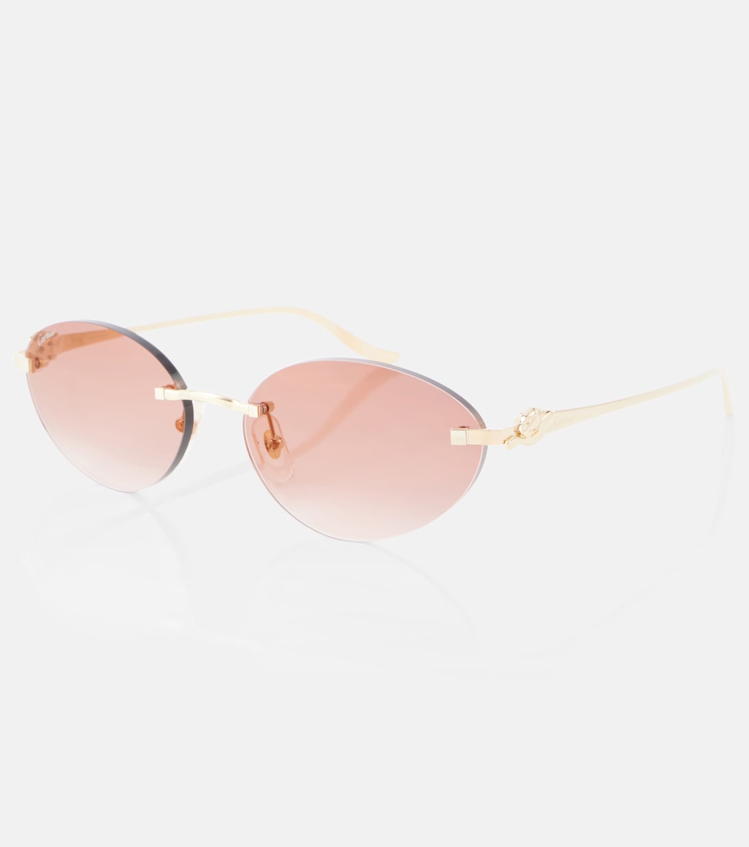 Occhiali da sole ovali Panthère de Cartier, stile giovane e audace